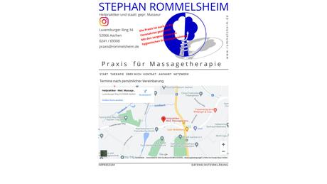Stephan Rommelsheim Heilpraktiker und Masseur