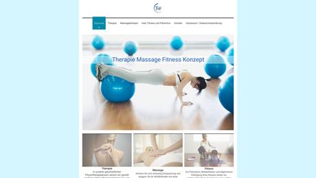 Therapie - Massage - Fitness - Konzept Physiotherapie