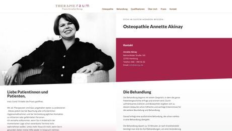 Therapieraum Praxis Annette Akinay & Team