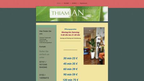 Thiamjan traditionelle Thaimassage