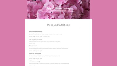 Thips traditionelle Thaimassage