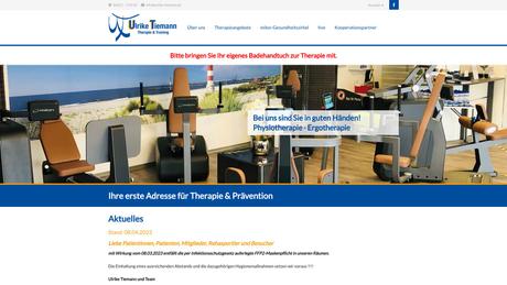 Tiemann Ulrike Therapie & Training Krankengymnastik Ergotherapie Massage Krankengymnastik