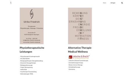 Ulrike Friedrich Privatpraxis Physiotherapie Massage Prävention