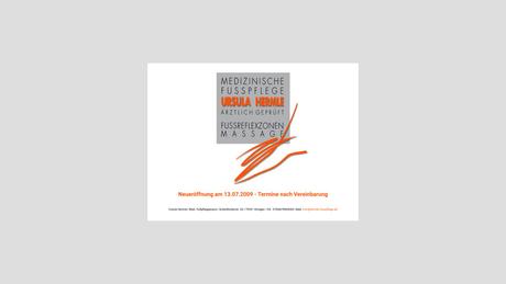 Ursula Hermle Fu&szlig;reflexzonenmassage Med. Fu&szlig;pflege