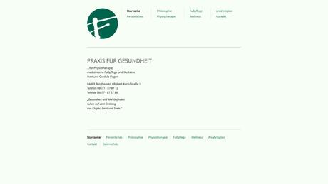 Uwe Fleger Cordula Praxis für Physiotherapie Krankengymn. Massage Lymphdrainage