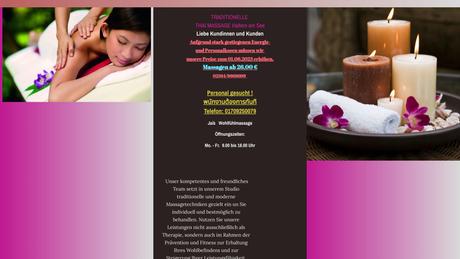 Wanida Alfschnieder Traditionelle Thaimassage