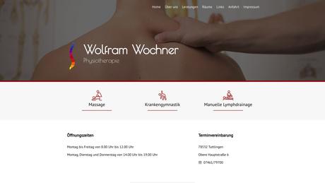 Wolfram Wochner Praxis für Massage und Krankengymnastik