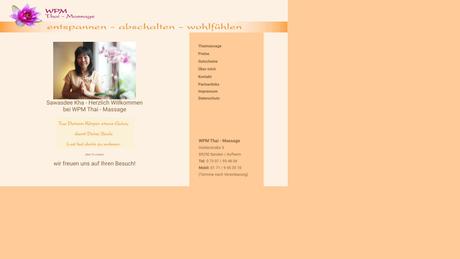 WPM Thai Massage Thail&auml;ndische Massagen